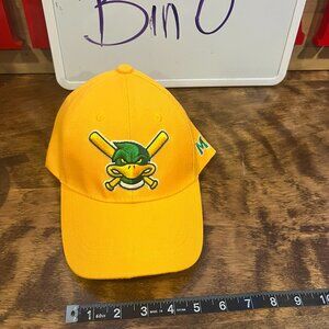 Madison Mallards Baseball Hat Cap Big Top Yellow Adjustable